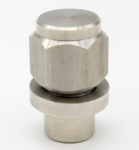 Machined finish Stainless Nut to fit Wolfrace and Compomotive wheels ...